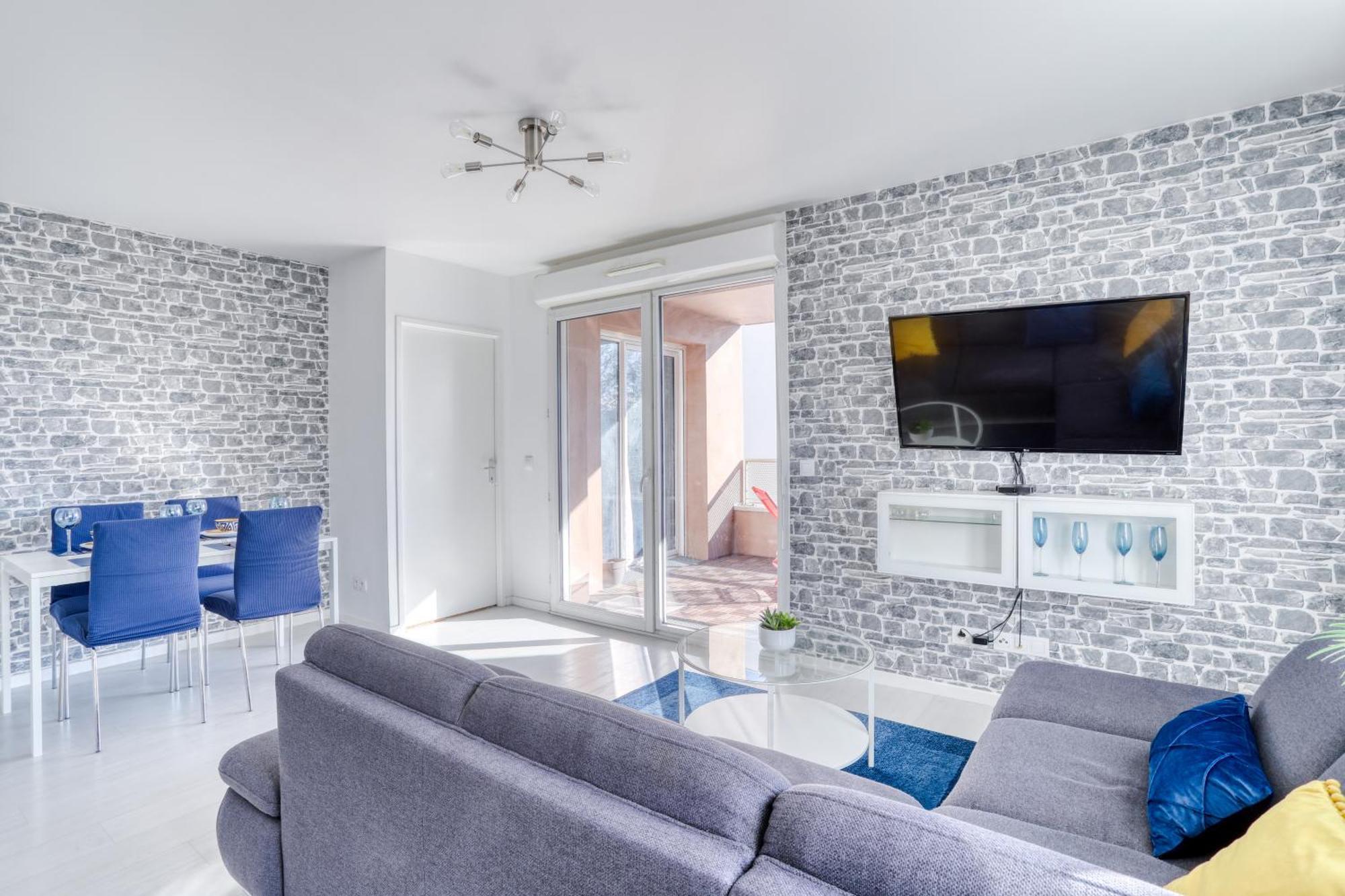 "Le Serenity ", Appartement Spacieux ,Balcon, Parking Prive Gratuit, Netflix, Proche Cdg Et Stade De France Stains Exterior foto