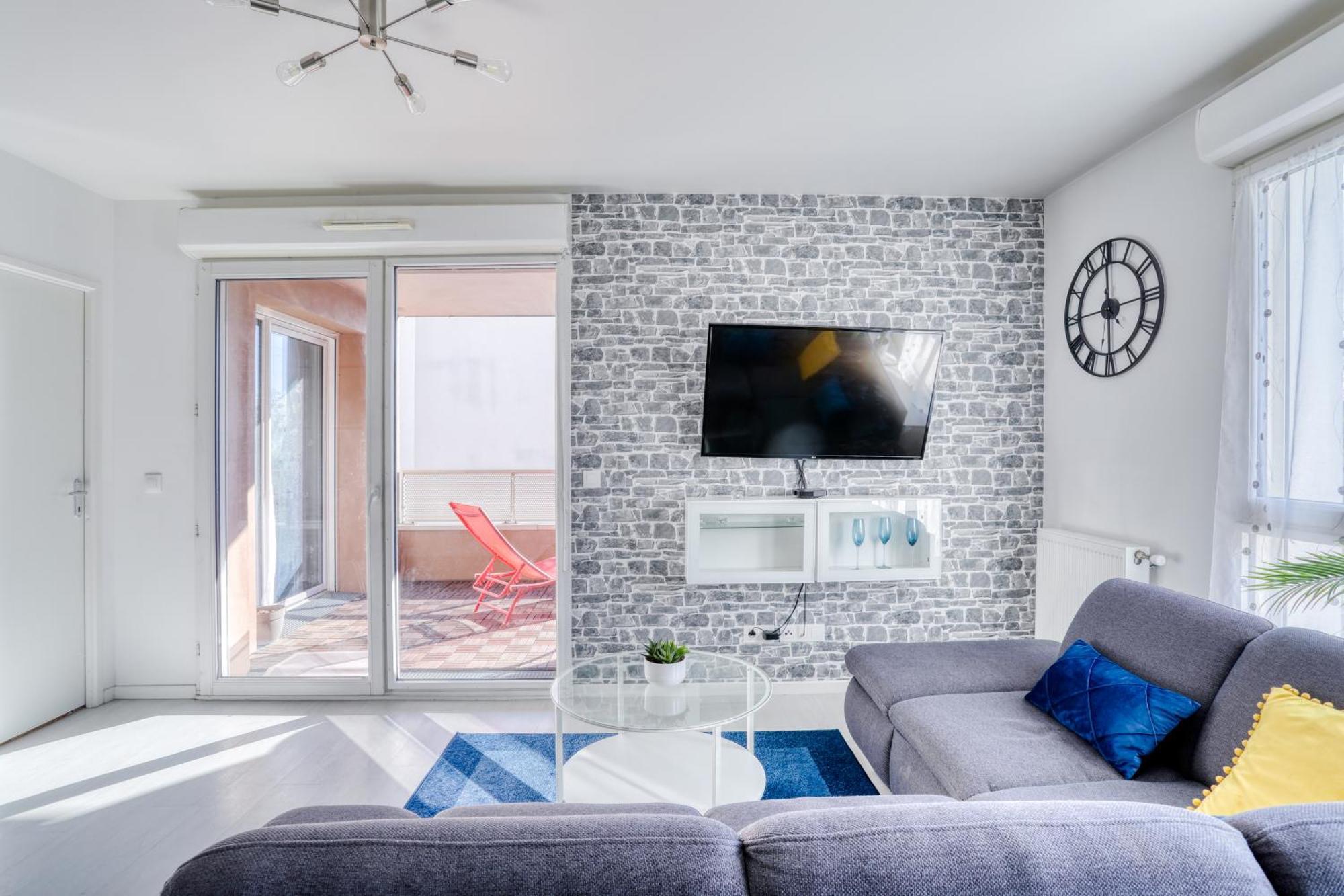 "Le Serenity ", Appartement Spacieux ,Balcon, Parking Prive Gratuit, Netflix, Proche Cdg Et Stade De France Stains Exterior foto