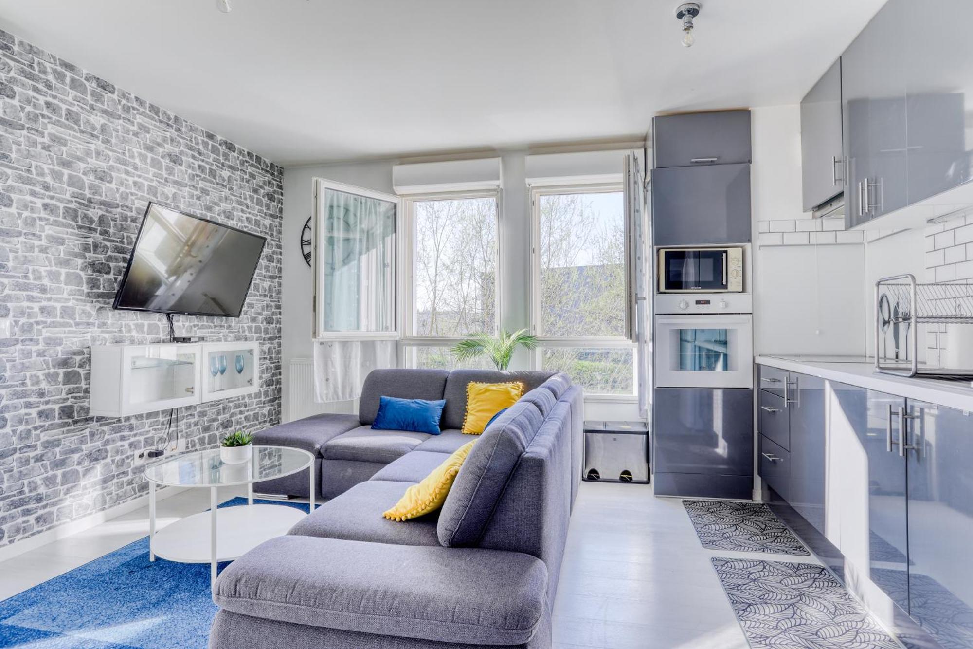 "Le Serenity ", Appartement Spacieux ,Balcon, Parking Prive Gratuit, Netflix, Proche Cdg Et Stade De France Stains Exterior foto